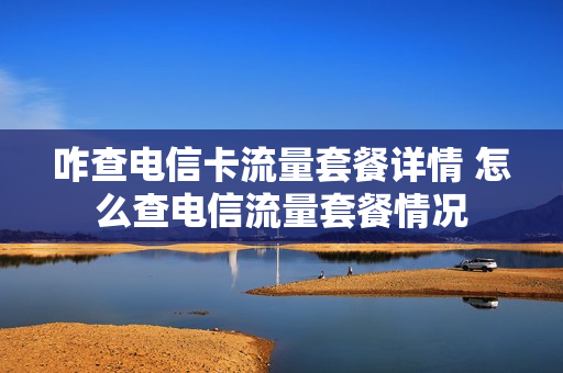 咋查电信卡流量套餐详情 怎么查电信流量套餐情况