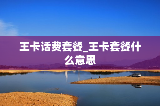 王卡话费套餐_王卡套餐什么意思