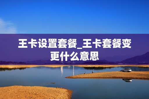 王卡设置套餐_王卡套餐变更什么意思