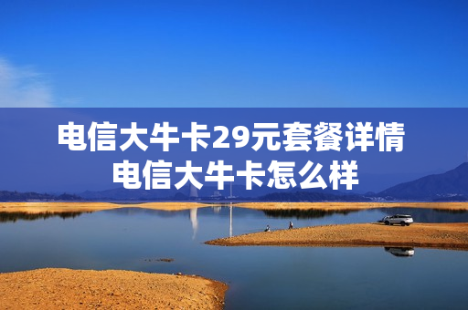 电信大牛卡29元套餐详情 电信大牛卡怎么样
