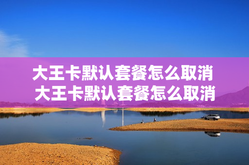 大王卡默认套餐怎么取消 大王卡默认套餐怎么取消