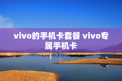 vivo的手机卡套餐 vivo专属手机卡