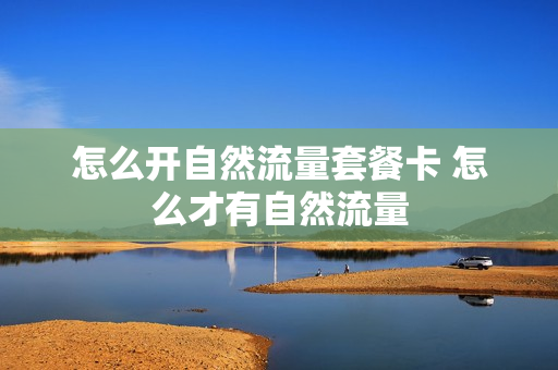 怎么开自然流量套餐卡 怎么才有自然流量