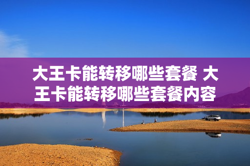 大王卡能转移哪些套餐 大王卡能转移哪些套餐内容