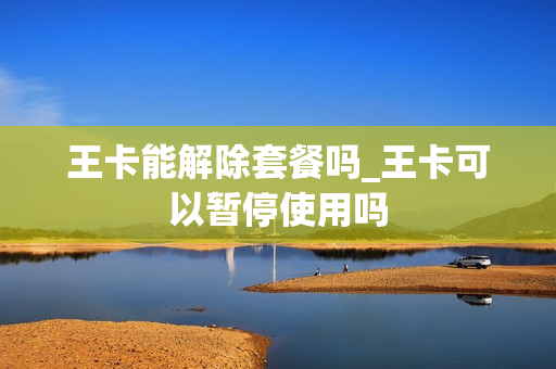 王卡能解除套餐吗_王卡可以暂停使用吗