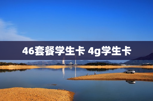 46套餐学生卡 4g学生卡