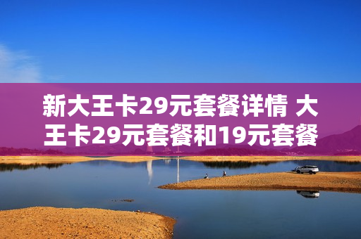 新大王卡29元套餐详情 大王卡29元套餐和19元套餐的区别
