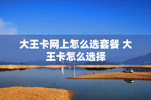 大王卡网上怎么选套餐 大王卡怎么选择