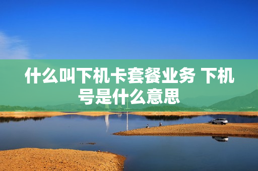 什么叫下机卡套餐业务 下机号是什么意思
