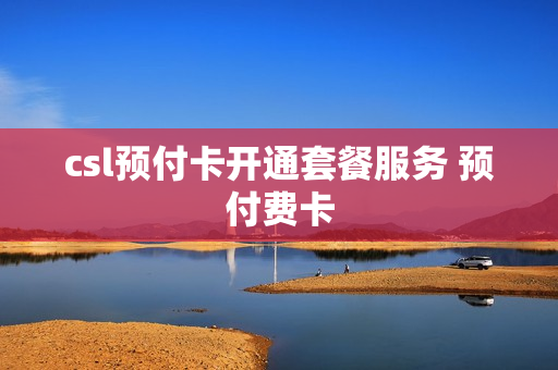 csl预付卡开通套餐服务 预付费卡