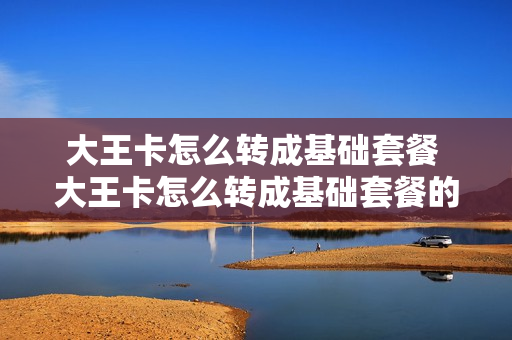 大王卡怎么转成基础套餐 大王卡怎么转成基础套餐的