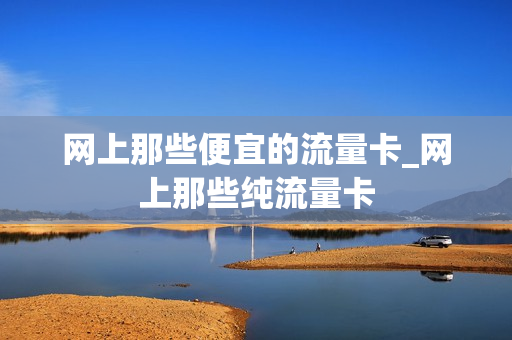 网上那些便宜的流量卡_网上那些纯流量卡