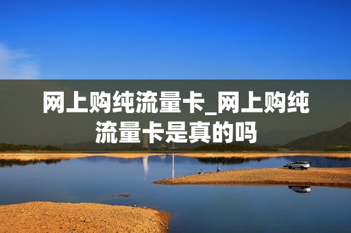 网上购纯流量卡_网上购纯流量卡是真的吗