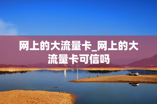 网上的大流量卡_网上的大流量卡可信吗