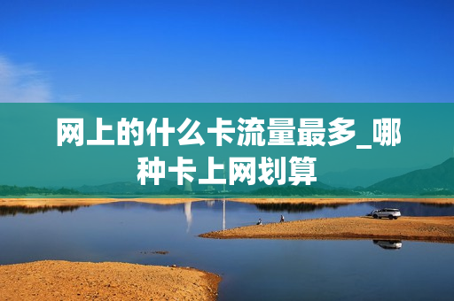 网上的什么卡流量最多_哪种卡上网划算