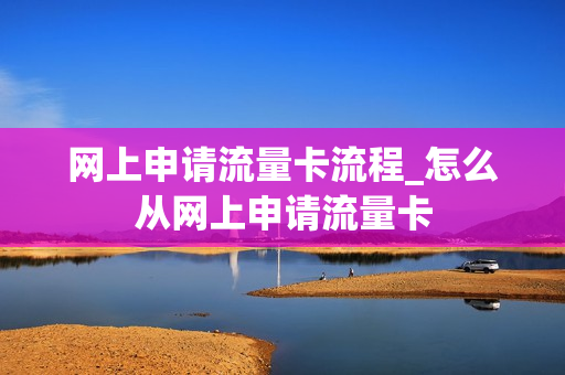 网上申请流量卡流程_怎么从网上申请流量卡