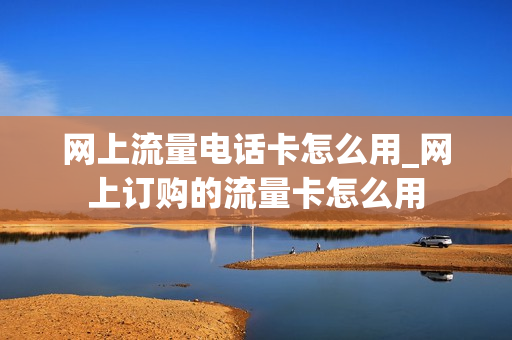 网上流量电话卡怎么用_网上订购的流量卡怎么用