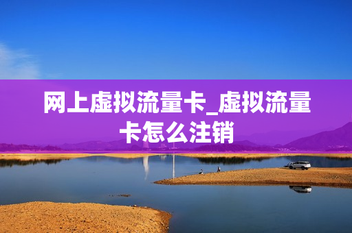 网上虚拟流量卡_虚拟流量卡怎么注销