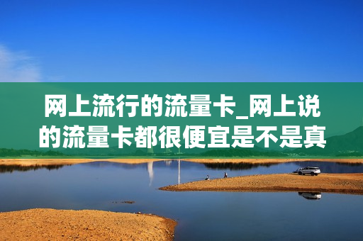 网上流行的流量卡_网上说的流量卡都很便宜是不是真的