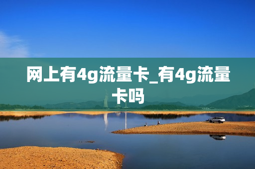 网上有4g流量卡_有4g流量卡吗