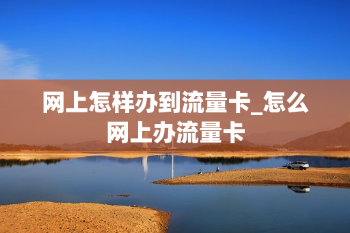 网上怎样办到流量卡_怎么网上办流量卡