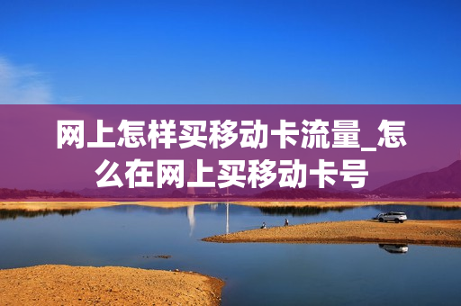 网上怎样买移动卡流量_怎么在网上买移动卡号