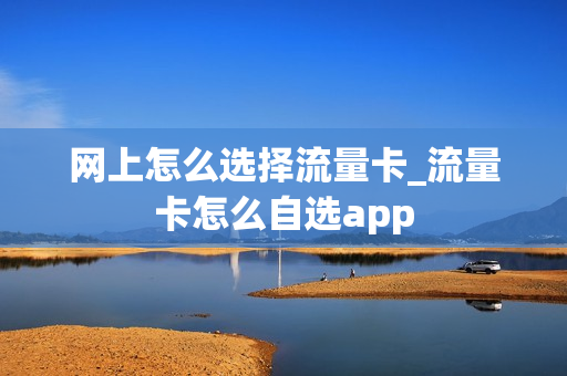 网上怎么选择流量卡_流量卡怎么自选app