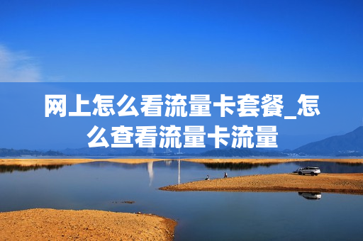 网上怎么看流量卡套餐_怎么查看流量卡流量