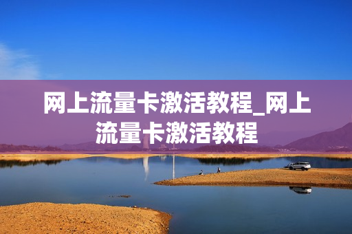网上流量卡激活教程_网上流量卡激活教程