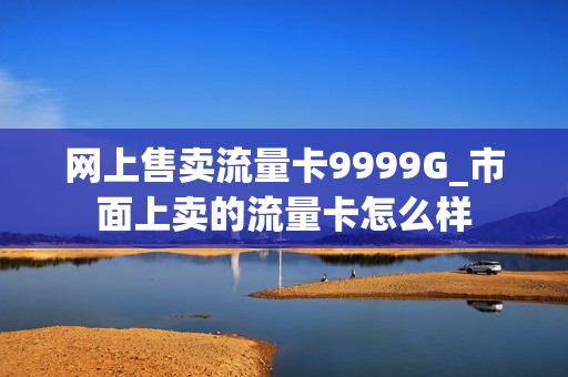 网上售卖流量卡9999G_市面上卖的流量卡怎么样