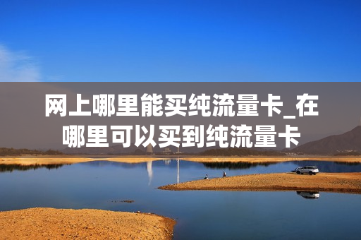网上哪里能买纯流量卡_在哪里可以买到纯流量卡