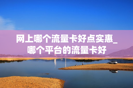 网上哪个流量卡好点实惠_哪个平台的流量卡好