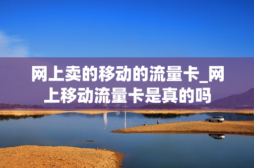 网上卖的移动的流量卡_网上移动流量卡是真的吗