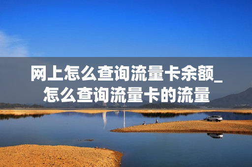 网上怎么查询流量卡余额_怎么查询流量卡的流量