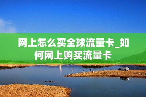 网上怎么买全球流量卡_如何网上购买流量卡
