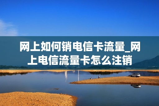 网上如何销电信卡流量_网上电信流量卡怎么注销