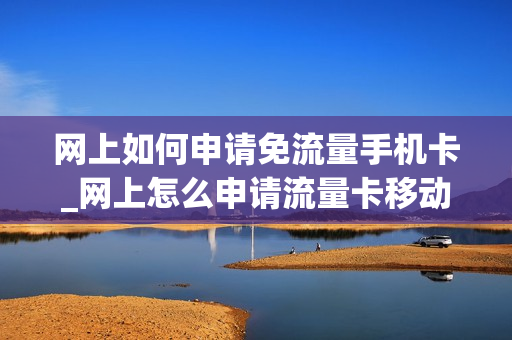 网上如何申请免流量手机卡_网上怎么申请流量卡移动