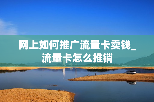 网上如何推广流量卡卖钱_流量卡怎么推销
