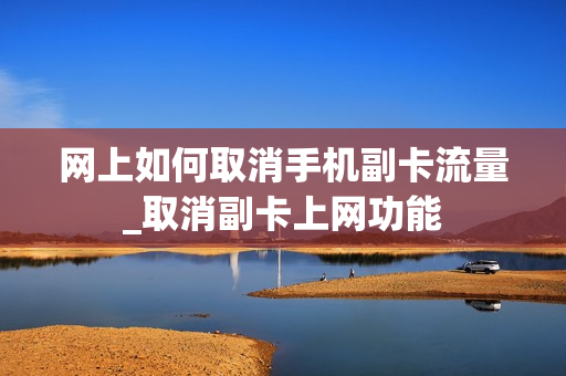网上如何取消手机副卡流量_取消副卡上网功能