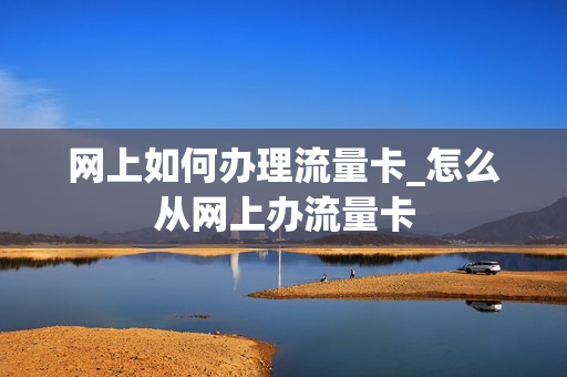 网上如何办理流量卡_怎么从网上办流量卡