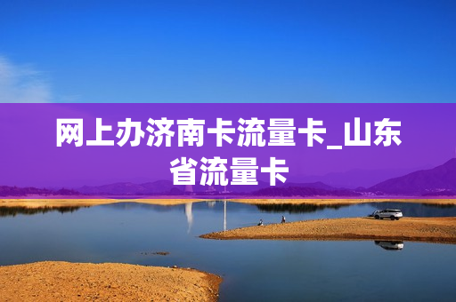 网上办济南卡流量卡_山东省流量卡