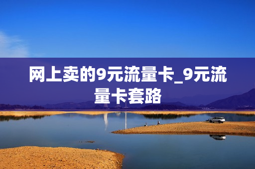 网上卖的9元流量卡_9元流量卡套路
