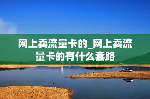 网上卖流量卡的_网上卖流量卡的有什么套路