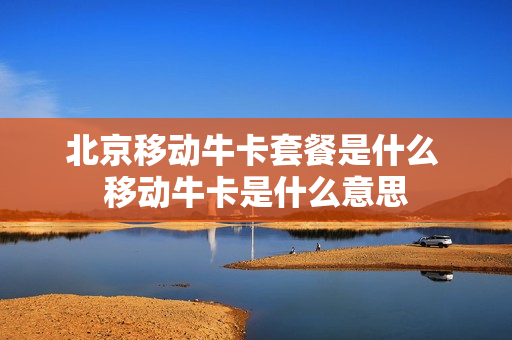 北京移动牛卡套餐是什么 移动牛卡是什么意思