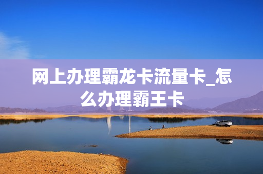 网上办理霸龙卡流量卡_怎么办理霸王卡
