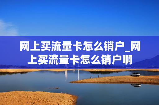 网上买流量卡怎么销户_网上买流量卡怎么销户啊