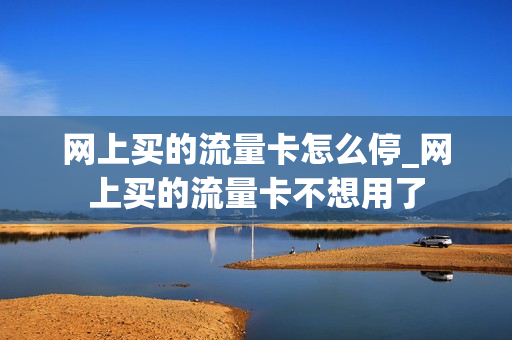 网上买的流量卡怎么停_网上买的流量卡不想用了