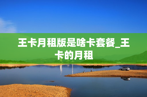 王卡月租版是啥卡套餐_王卡的月租