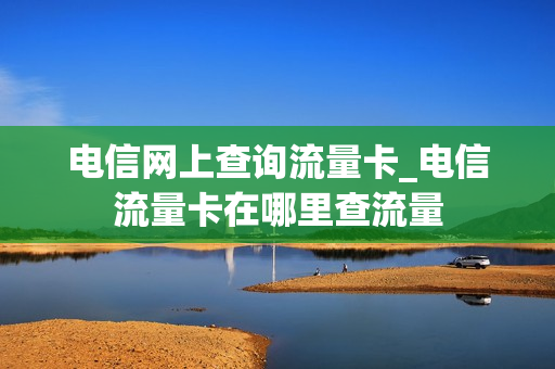 电信网上查询流量卡_电信流量卡在哪里查流量