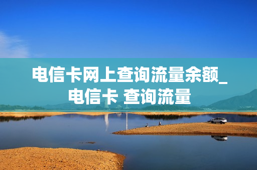 电信卡网上查询流量余额_电信卡 查询流量